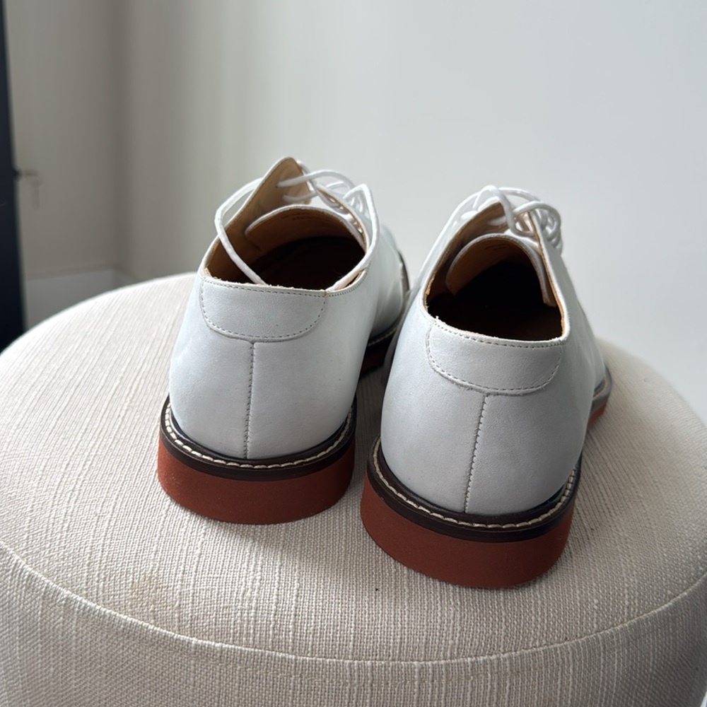 Johnston & Murphy Men's White and Brown Oxford Shoes 0170 - Picture 5 of 7